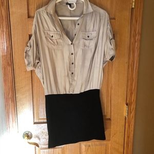 Button up dress